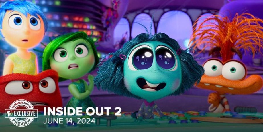 First look at ‘Inside Out 2.’

- The film will release on June 14th in theaters.

#insidejob #INSIDEOUT2 #animation #Upcomingmovies #pixar #disneymovies