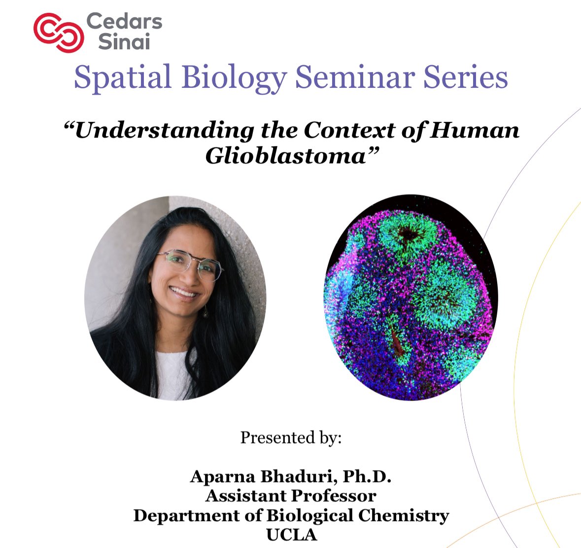 Please enjoy <a href="/BhaduriLab/">Aparna Bhaduri</a>’s visit to our spatial bio seminar, where she talked about all things brain! Brain development, brain cancer, brain organoid. Healthy brain versus disease brain? Turns out brain is pretty important. Feed brain, watch video!

 youtu.be/i5w9w1gLbSU?si…