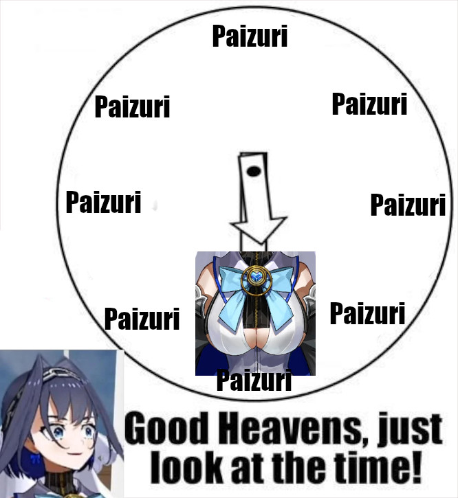VTuberMemes's tweet photo. Time for PAIZURI https://t.co/DbnJ1Uszuf