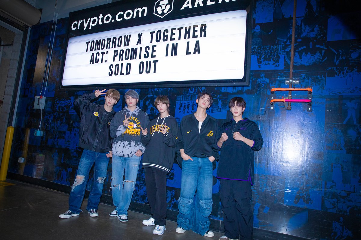 Thank you Gen Z Icons TOMORROW X TOGETHER for 2 Sold Out shows in Los Angeles! 
<a href="/TXT_bighit/">TXT OFFICIAL</a> 
#투모로우바이투게더 
#TOMORROW_X_TOGETHER 
#TXT 
#ACT_PROMISE  
#TXT_TOUR_ACTPROMISE