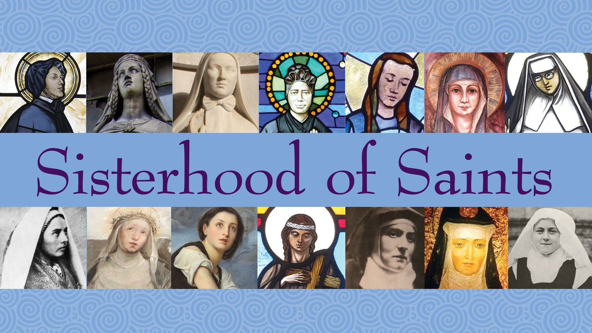 Celebrating the lives of women saints, our sisters and role models in faith! hubs.la/Q02y9Lvt0