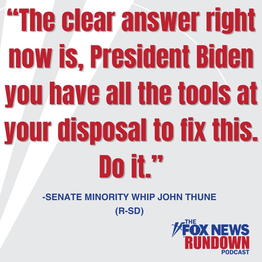 The Senate is set to vote for a bipartisan border bill today, which Republicans say is 'dead on arrival.' @SenJohnThune joins the #FOXNewsRundown to explain why he believes this legislation doesn't go far enough or address real issues. buff.ly/3z40CwO