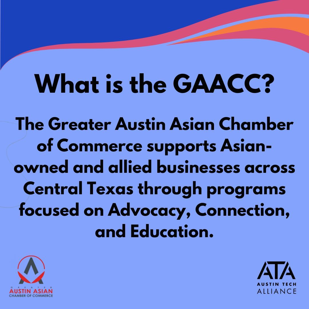 ATXTechAll's tweet image. The @gaaccaustin has supported Austin AAPI businesses since 2012 and continues to be a pillar in the local economic community and community at large.
