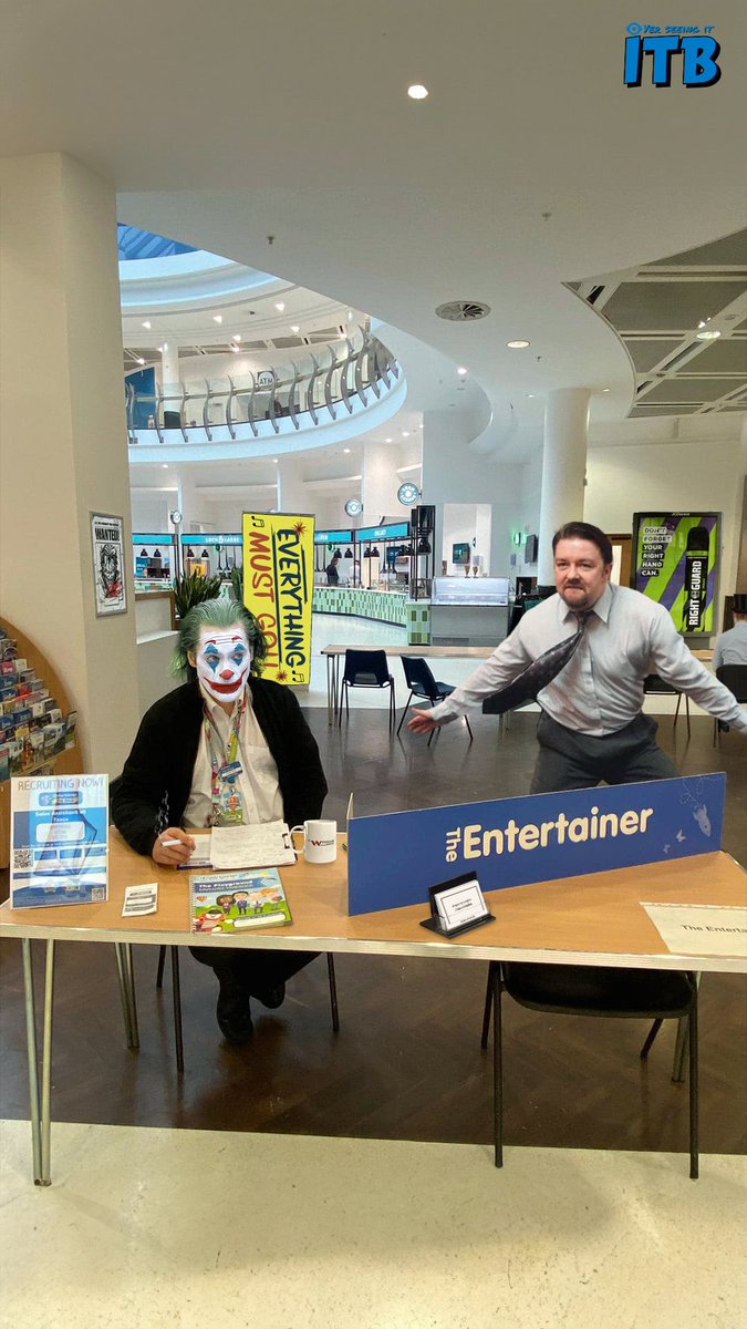 Fancy a job?
Management from The Entertainer, Inverness were at the DWP job fare in the Eastgate Shopping Centre today scouting for new staff for the summer. 😃
#visitinverness