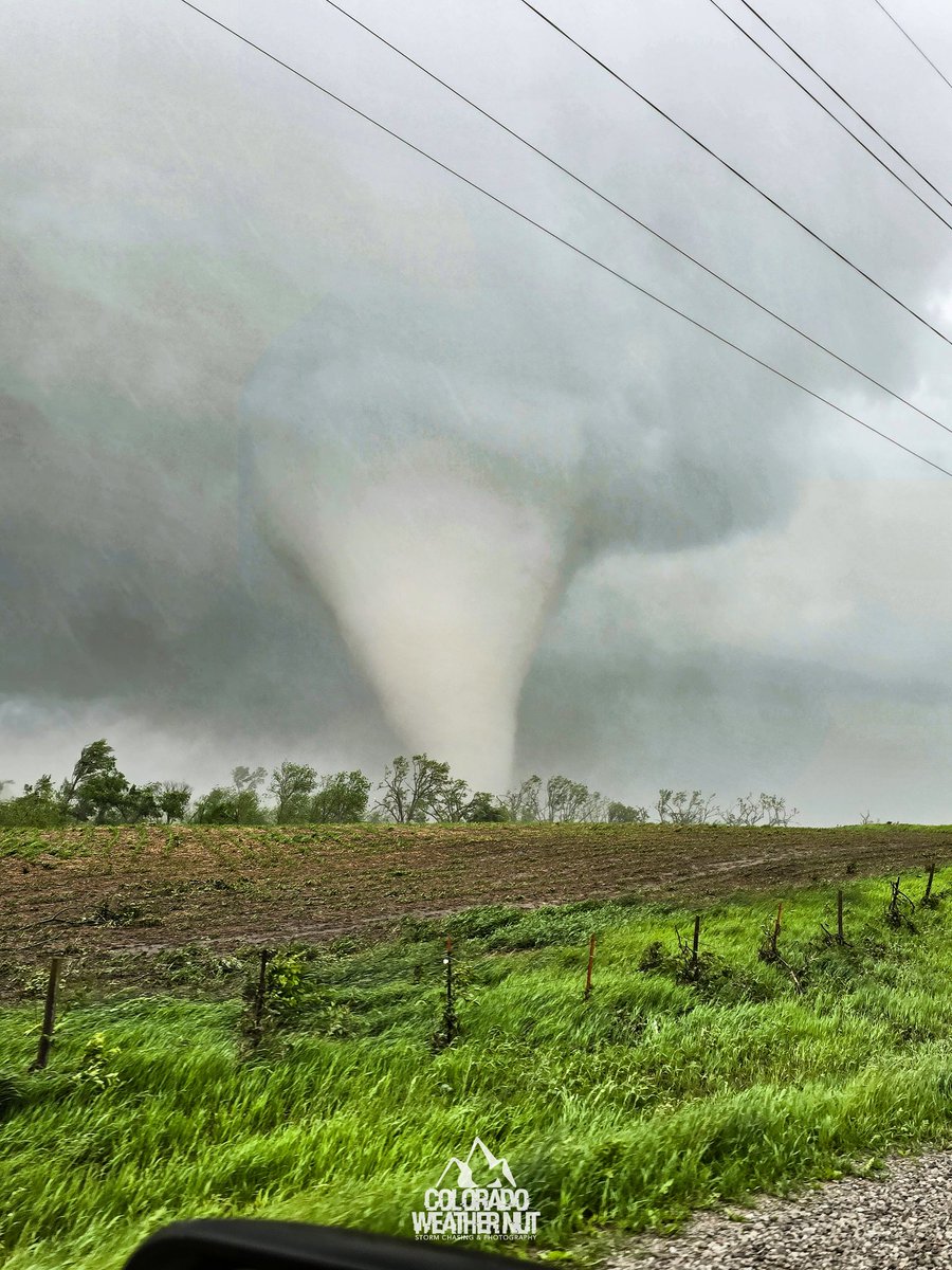 Strong EF3 officially. Crazy. Max width of the tornadic circulation was 1300 yards. Yikes!