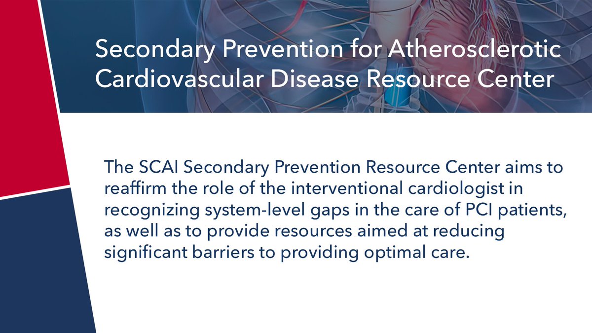 Our Secondary Prevention for #ASCVD Resource Center includes tools to facilitate discussions with patients on barriers to making lifestyle changes that can reduce risk. Use this resource to help your patients achieve better long-term #PCI outcomes ➡️ bit.ly/ASCVDResources…