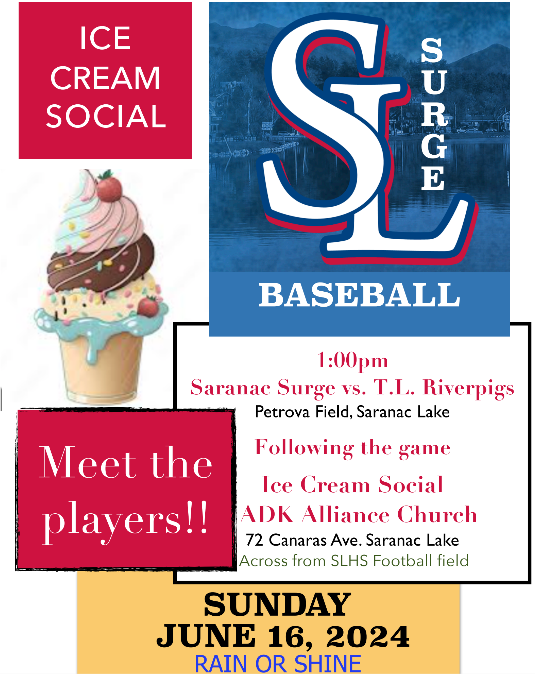adkalliance's tweet photo. Come meet the Saranac Lake Surge ball players! https://t.co/X9AYOdP1Db
