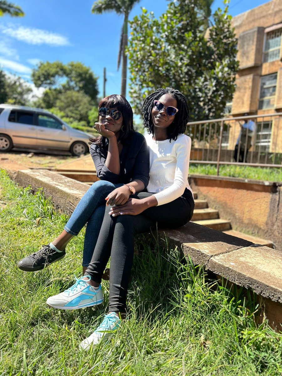 Oroma and Aber ❤️... The only Acholi doing Master's of science in clinical psychology @Makerere 2023/24.. we need more people enrolled from the North. Application is still running by the way till 30th May.