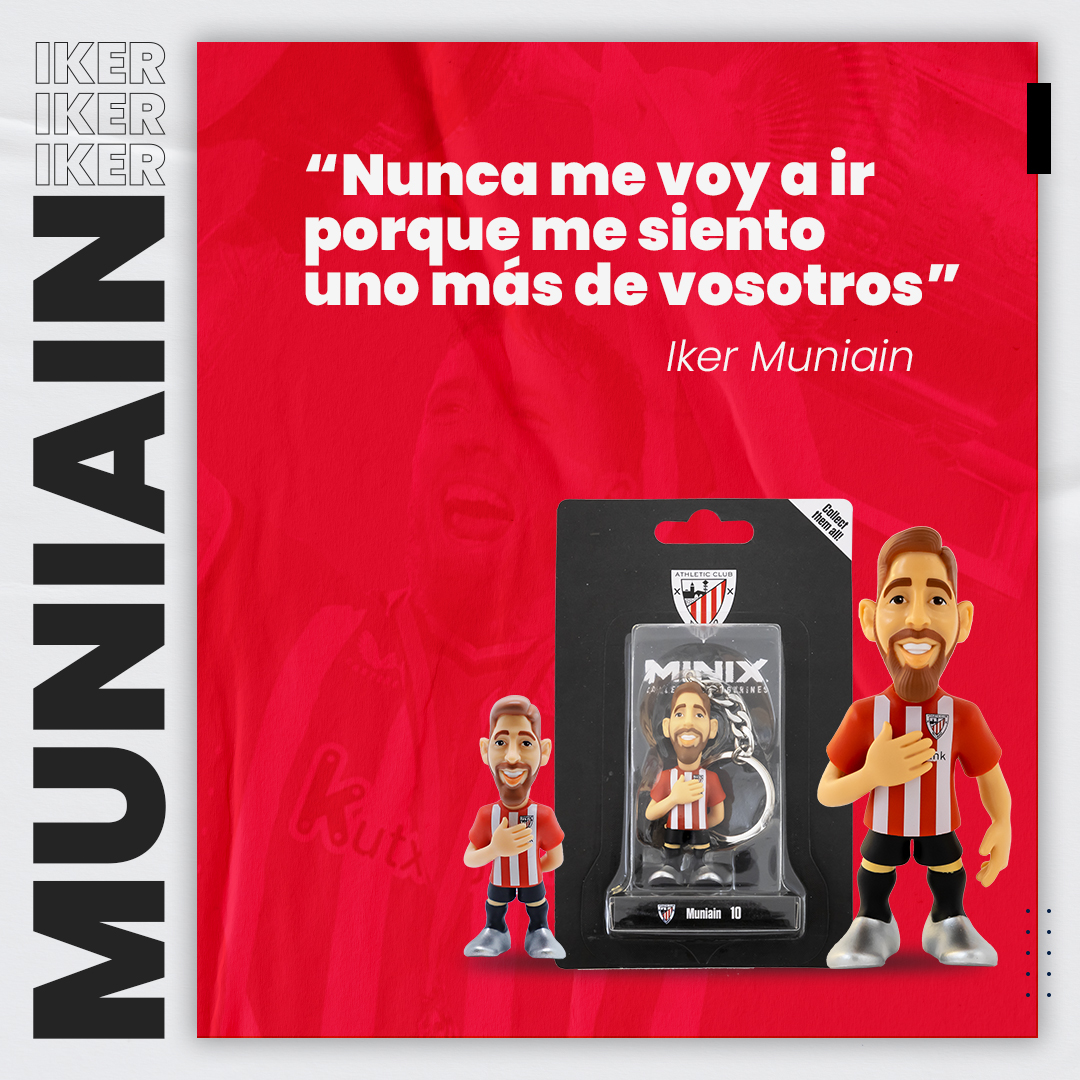 ❤️ Muniaín se despide del Athletic, tras 22 temporadas en el club de sju vida 🤍

🔥 Hazte con sus figuras ene Banbotoys.com y guarda el recuerdo de una leyenda ⚽

#AthleticClub #Muniain #Minix #AthleticClub🦁 #AthleticSevillaFC