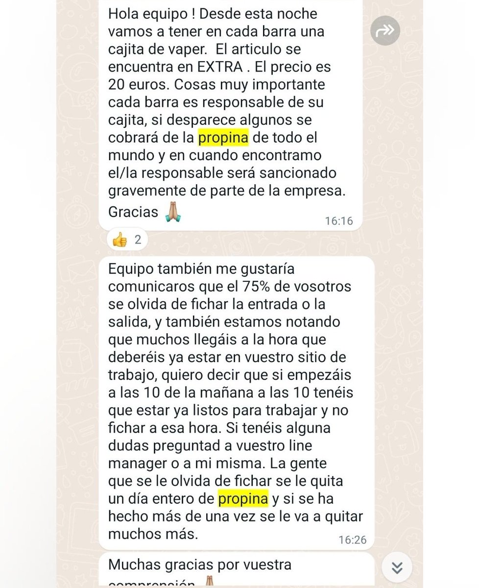 soycamarero's tweet photo. ¿El derecho a robar dinero a los trabajadores de estas formas de donde se lo sacan? https://t.co/nW6Wov9Si5