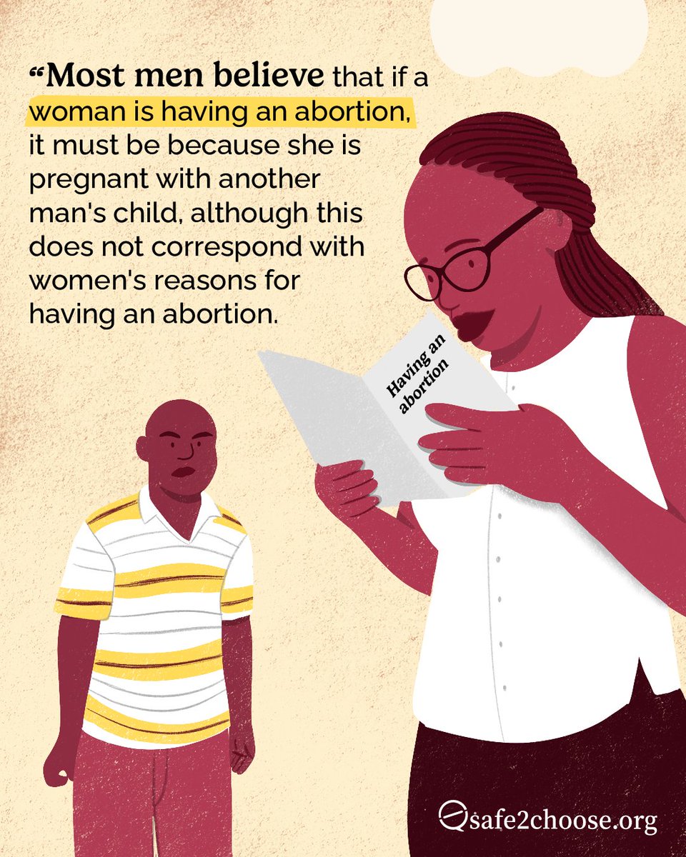 safe2choose's tweet photo. Men's support and positive attitude about abortion play an important role in increasing access to safe abortion for all who need it. However, when there's a disconnect in the support that a male counterpart provides, it can hinder abortion seekers in many ways.
#ProChoiceMen https://t.co/lqE0dY5SGz