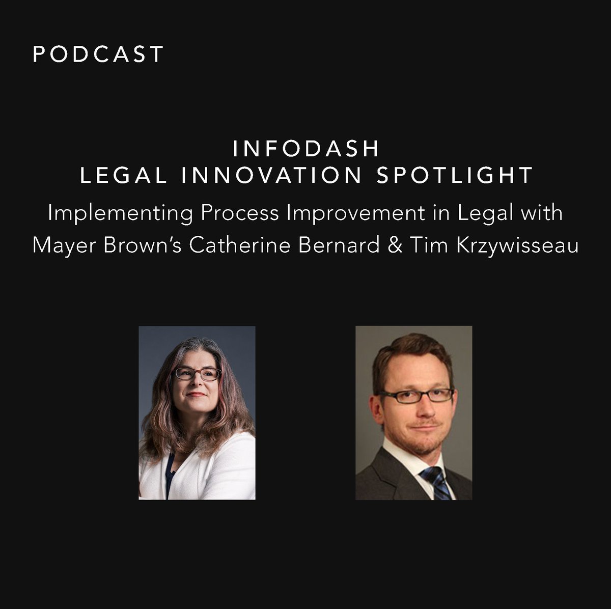 Catherine Bernard & Tim Krzywisseau join Ted Theodoropoulos of @getinfodash for the latest episode of Legal Innovation Spotlight youtu.be/oKbi9SxExeA?si…
#legalprocess #legalinnovation #knowledgemanagement