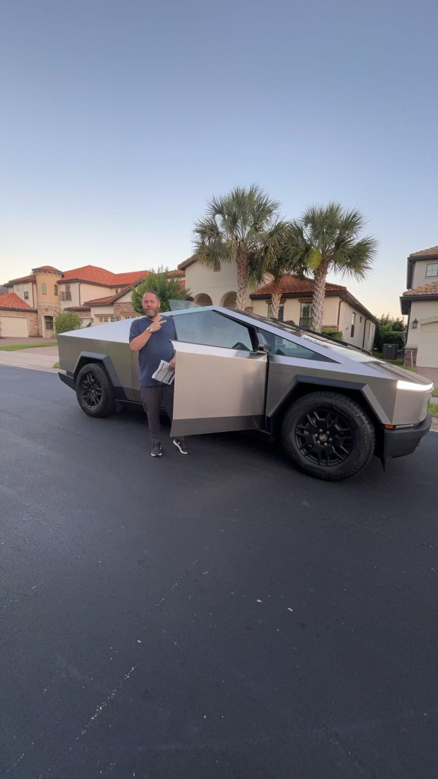 My cyber truck just got to Florida !!! Watch this video to learn how to win it :))