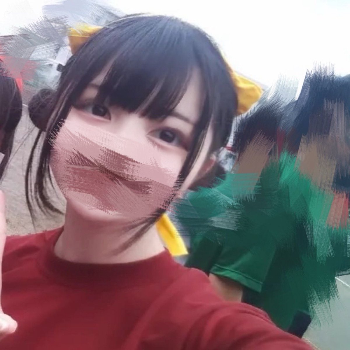 高校の頃の体育祭の写真でてきた