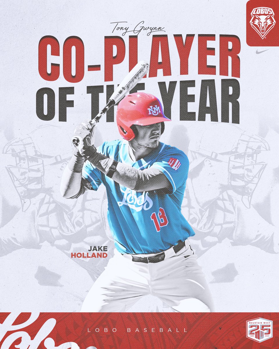 Your 2024 <a href="/MountainWest/">Mountain West</a> 𝐂𝐨-𝐏𝐥𝐚𝐲𝐞𝐫 𝐨𝐟 𝐭𝐡𝐞 𝐘𝐞𝐚𝐫: Jake Holland 🐺

READ 🗞️: t.ly/ZXicv

#GoLobos