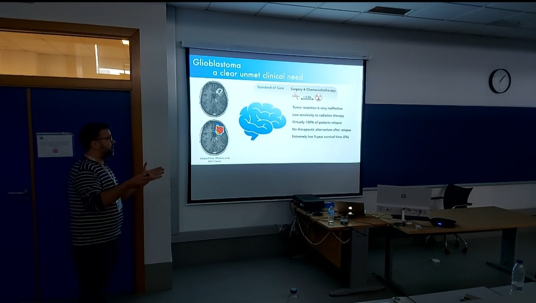 📆 This morning <a href="/nasasbiotech/">Nasasbiotech SL</a> has been able to attend to a seminar on #nanomedicine and CAR-T in #glioblastoma #therapies organized by the EuroNanoMed ECM-CART consortium in Santiago de Compostela. We have enjoyed a different morning listening to the work done by our colleagues