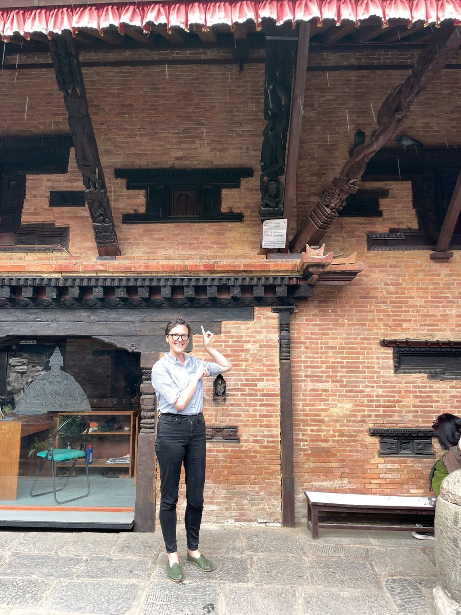 I played the teeniest tiniest role in helping this stolen wooden sculpture come back to its home in Nepal, where I just saw it reinstalled. May all the rest of the stolen gods follow!