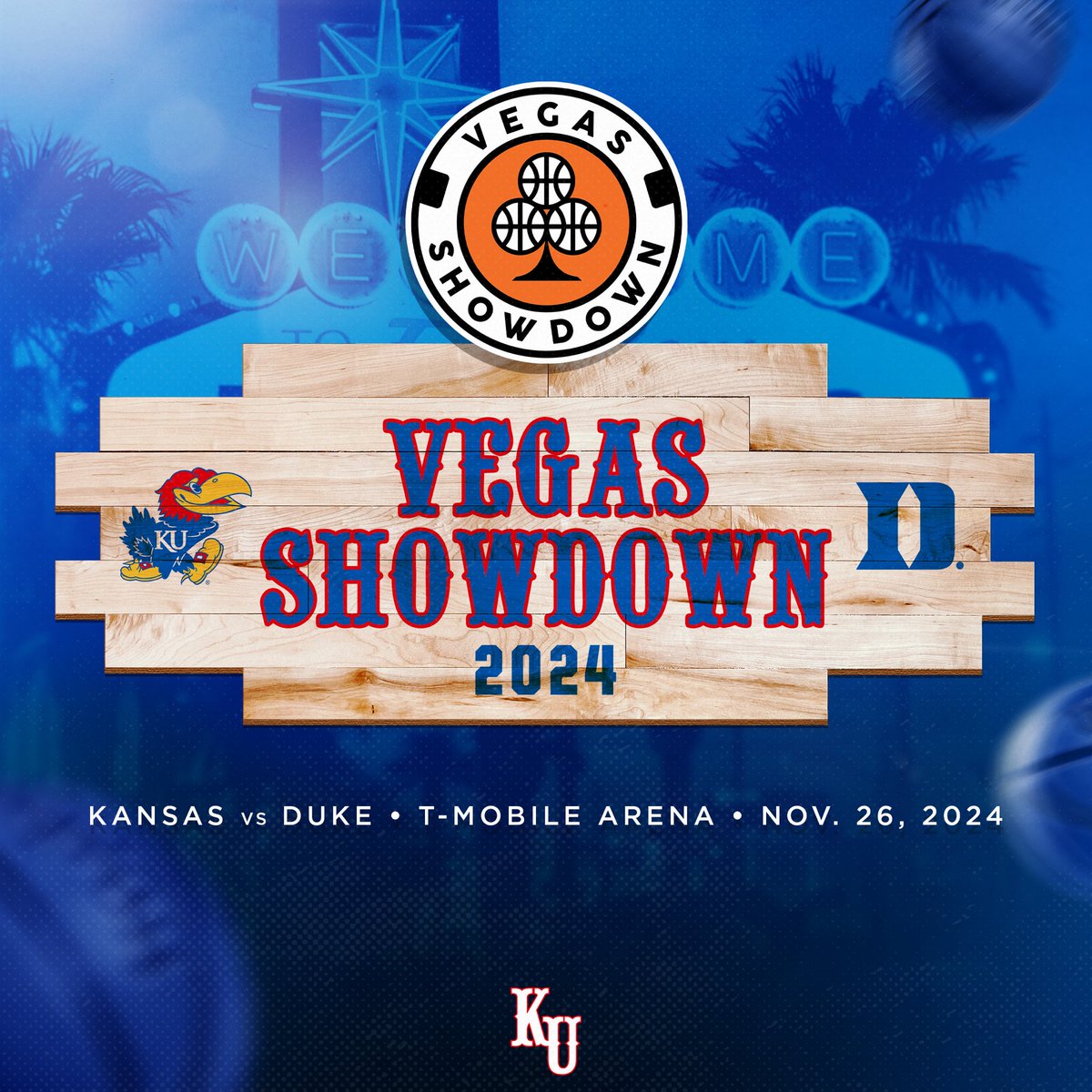 Blue Blood 𝗦𝗵𝗼𝘄𝗱𝗼𝘄𝗻 🔵🔥 Kansas. Duke. In Las Vegas on November 26 at T-Mobile Arena. More ➝ bit.ly/LasVegasShowdo…