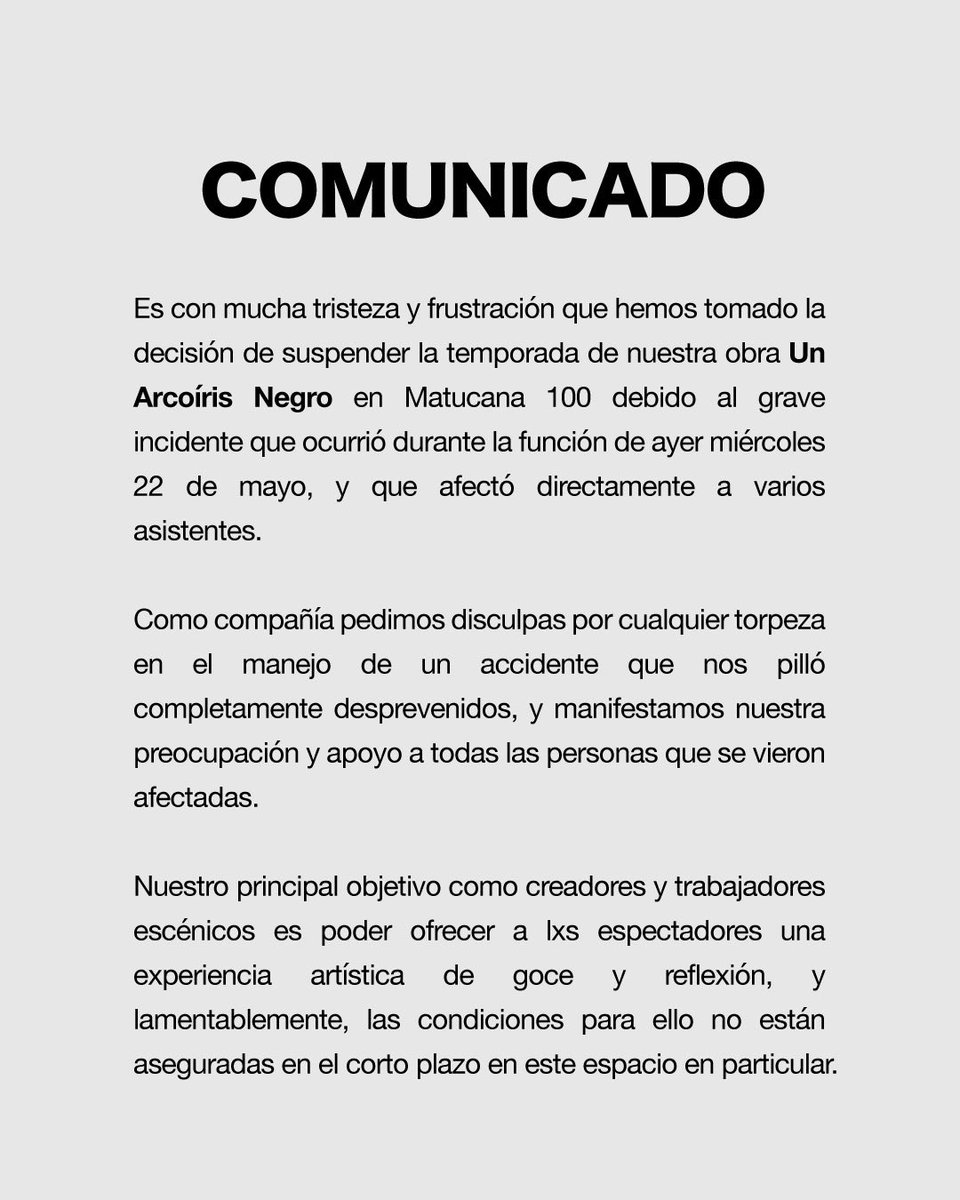 loscontadores's tweet photo. Comunicado https://t.co/gTpXM0Gwxd