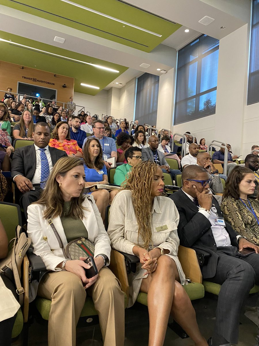 Great morning discussing at the @charmeckschools inaugural Partnership Summit: Engage, Empower, Elevate. Thanks to all of the attendees and to our Strategic Partnerships team for organizing. Thanks also to our hosts @jcsuniversity and President Dr. Valerie Kinloch.