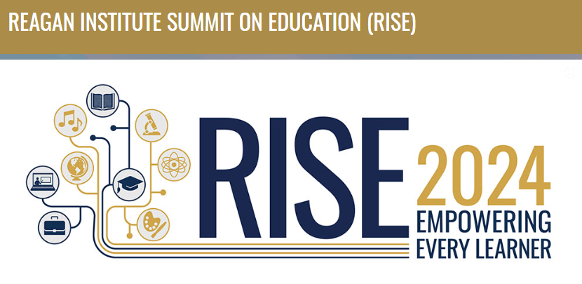 bluechipcs's tweet photo. We're having a wonderful time watching the @ReaganInstitute Rise 2024 Education Summit. Great to see everyone from many political stripes come together to find solutions for Education #Empowerment #Rise2024 #Education #Commonground #NextGeneration https://t.co/wcDM1GDGQc
