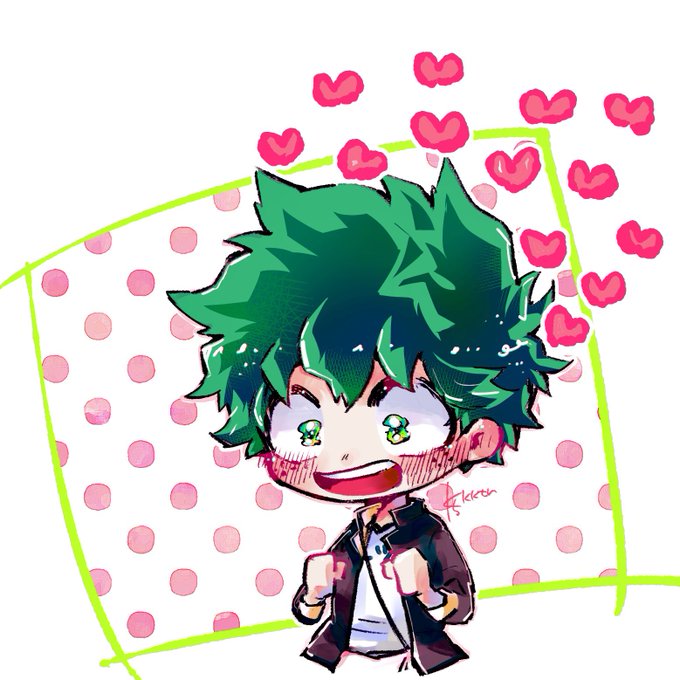 「midoriya izuku smile」Fan Art(Latest)