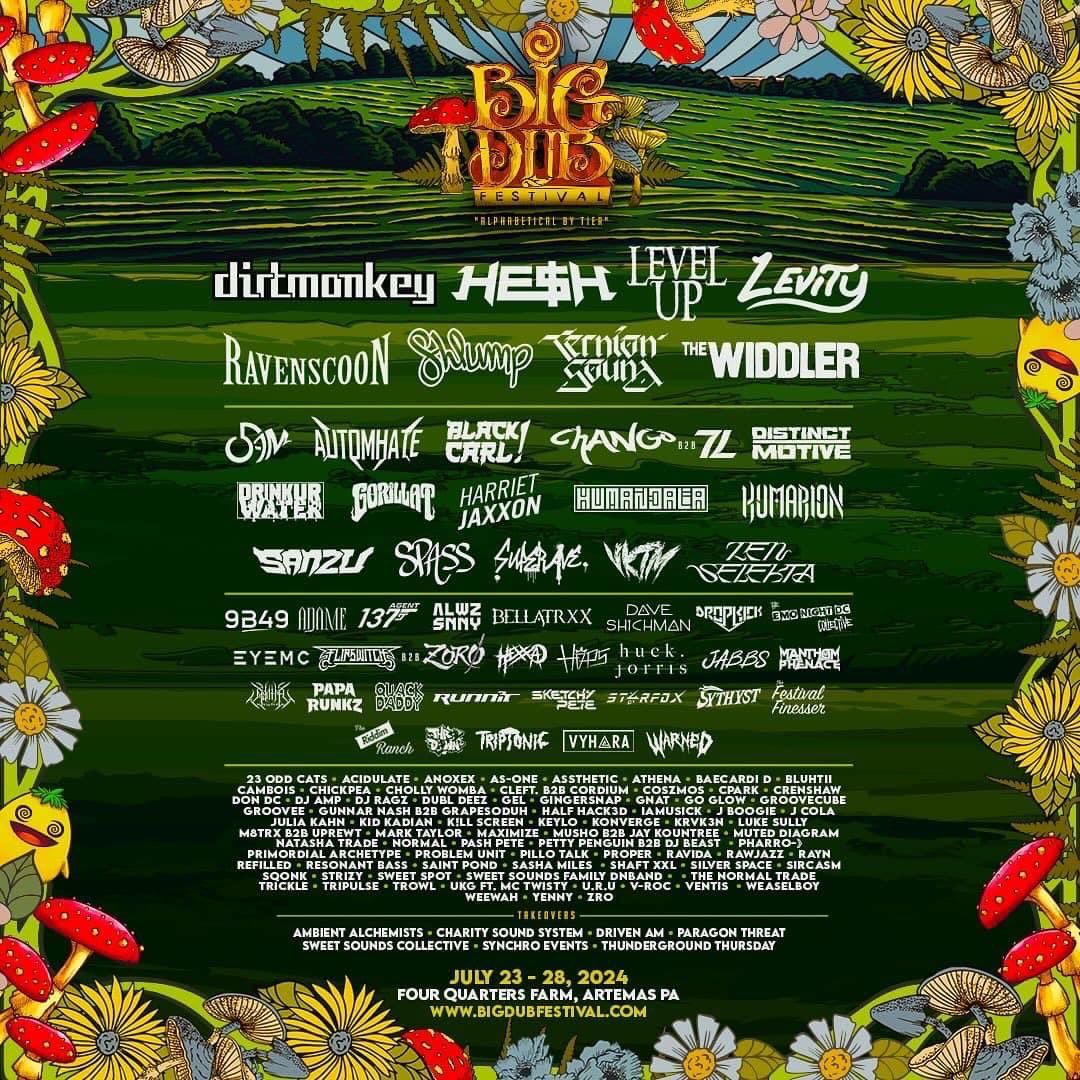 AmbientPgh's tweet photo. 2 MONTHS AWAY UNTIL Big Dub Festival!!!! 
July 23rd-July 28th 2024

We would like to offer you a discount of $20 OFF with code “AMBIENT” any admission ticket (up to 4 tickets!) All you have to do is enter the code before selecting your tickets at https://t.co/HVKQsNm1QC https://t.co/nkCtBcW6LN