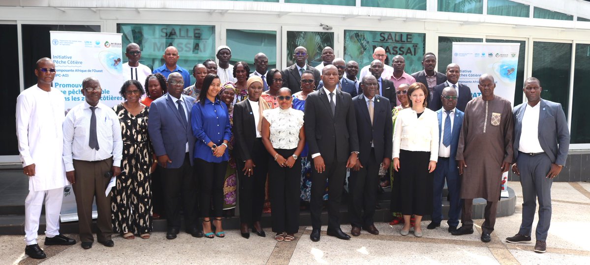 FAOCaboVerde's tweet photo. 🎣 Coastal Fisheries Initiative – West Africa -
Closing Workshop 🇨🇻 🇨🇮 🇸🇳
🗓️May 22-26
📍 Côte d'Ivoire 🇨🇮
+40 attendees
Promoting the exchange of best practices in artisanal fisheries management 🐟
#CFIgef
#sustainablefisheries #smallScaleFisheries https://t.co/H2ElhLxA0m