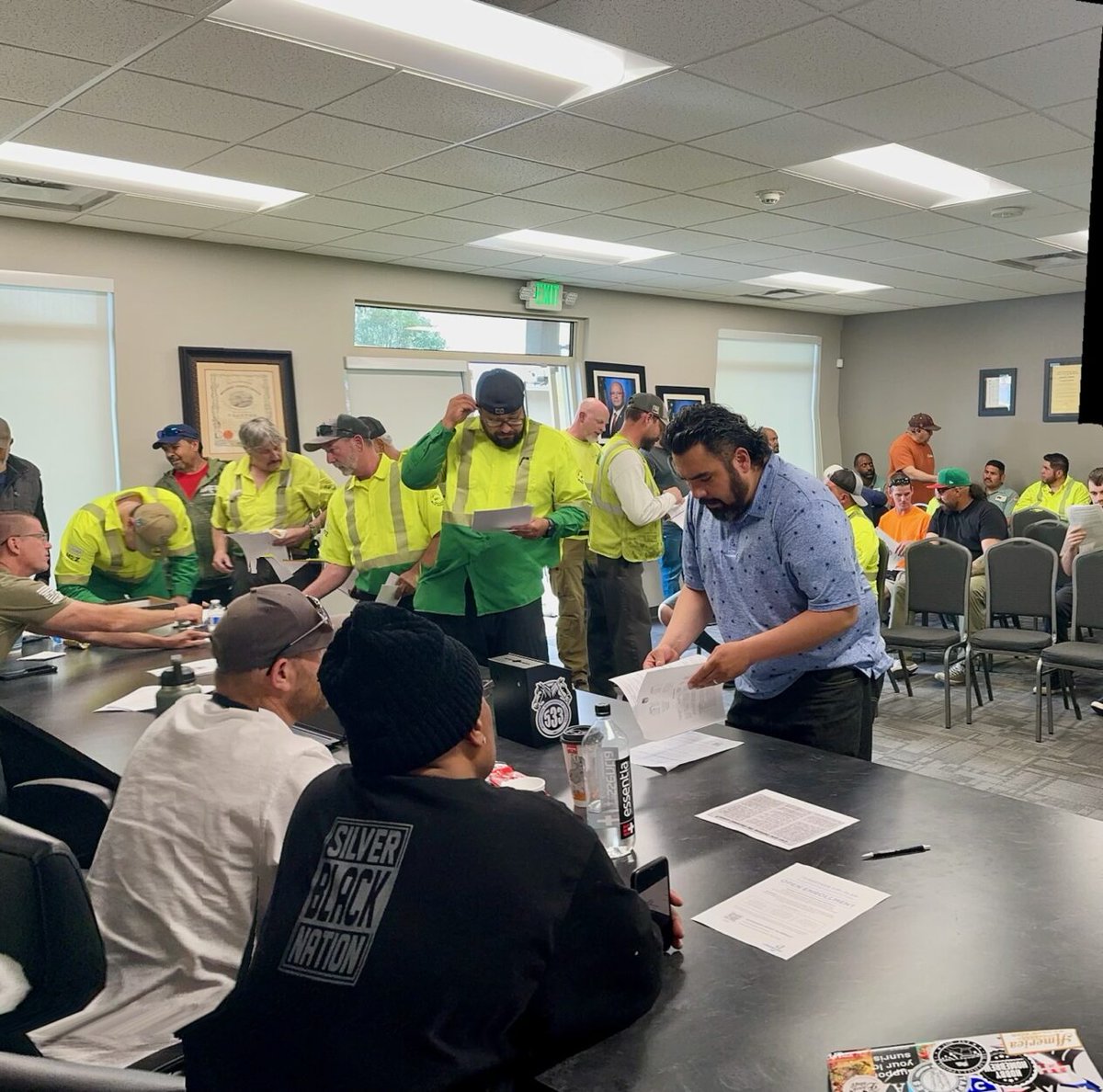 WASTE MANAGEMENT TEAMSTERS RATIFY CONTRACT! Congratulations to members of #Teamsters Local 533 in Reno, Nevada who have overwhelmingly ratified a new five-year collective bargaining agreement with Waste Management! The contract covers over 250 workers who service the communities