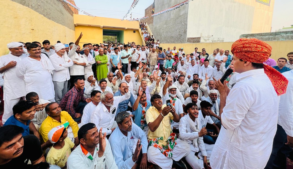 DeependerSHooda's tweet photo. लोकसभा चुनाव प्रचार के क्रम में आज गढ़ी सांपला किलोई हलके के हसनगढ़ और नया बांस गांवों में प्रचार किया एवं मतदान करने की अपील की। https://t.co/DrLBvdo144