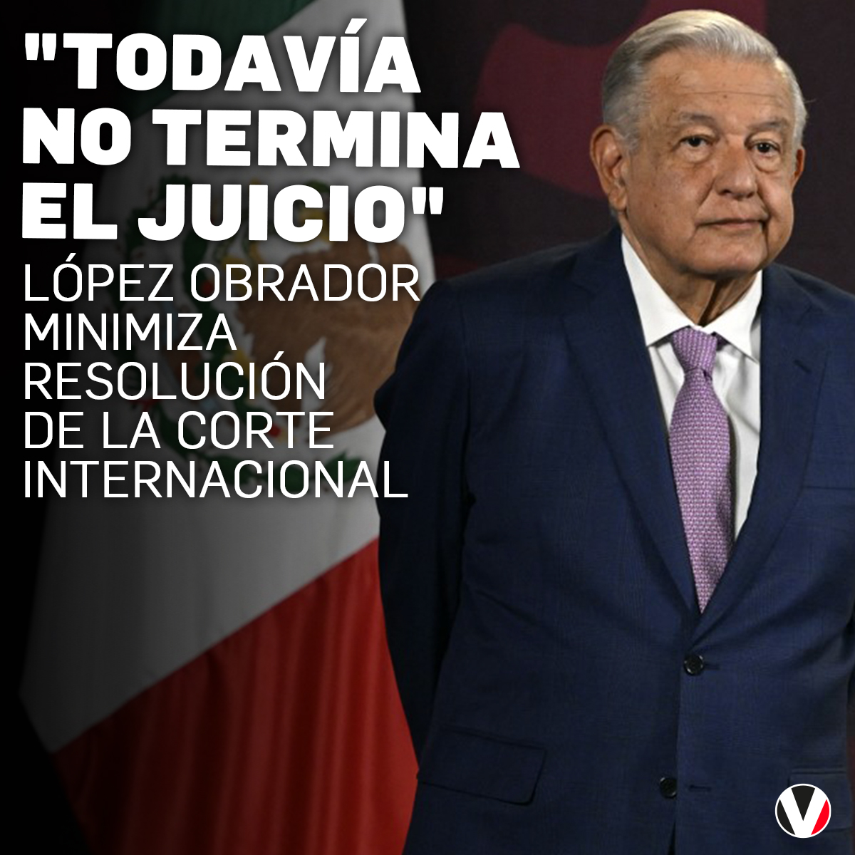 #ATENCIÓN | Así reaccionó el presidente Andrés Manuel López Obrador a la resolución de la Corte Internacional de Justicia (CIJ) sobre la demanda contra Ecuador: v.vistazo.com/4bSMxT9