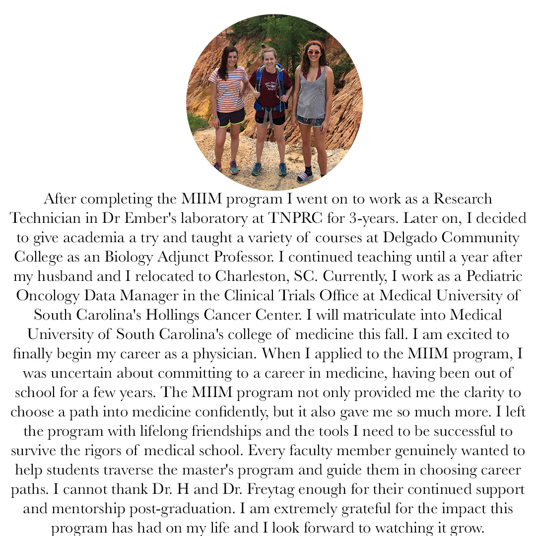 TulaneMs2502's tweet image. Today we are featuring alumni Havard Lambert!
✨
✨
✨
She has been able to accomplish outstanding things since graduation! Swipe to read more about her story. 👀 🤩

#AlumniFeature #WomeninSTEM #Research #MS #Microbiology #Immunology #Medical #Tulane #TulaneMed