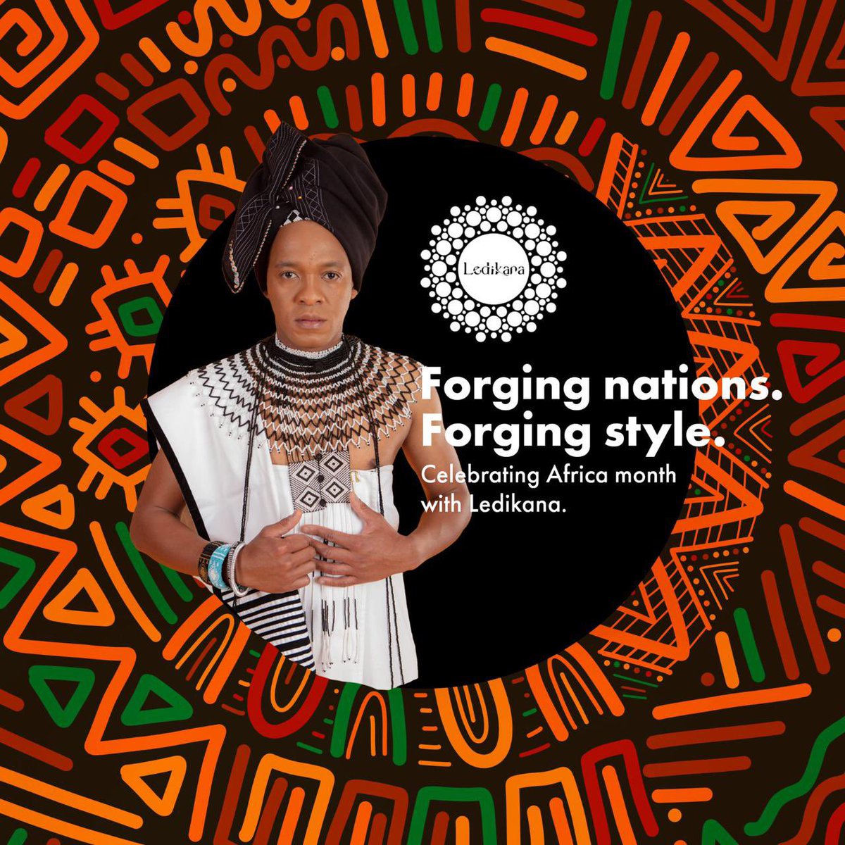 ledikana's tweet photo. Forging nations. Forging style. Celebrate Africa Month in style with Ledikana. Shop for your favourite African inspired look today! 

Shop Online Now 🛒
https://t.co/oQZPLHQo0I

Or visit our stores:
📍 Melrose Arch
📍 OR Tambo Int. Airport

#ProudlySouthAfrican https://t.co/mUObDKM6tx