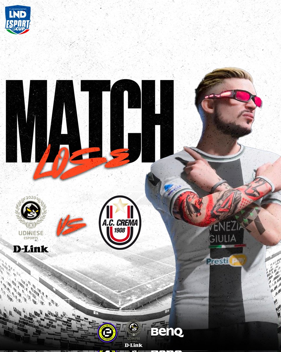 Non sono bastate 3 partite,calci di rigori fatali.
Orgogliosi di questi ragazzi.

🏆 <a href="/LNDEsport1/">LND Esport</a> eCup
🏠 2-1 ❌
✈️ 1-0 ✅
🎖️2-2 ⭕
🆚 @SPI_BLACKOUT
<a href="/AIexx8/">oP_Alex_8</a> ⚽
<a href="/pizzacane/">Pizzacane 💎</a> ⚽⚽⚽⚽
<a href="/w4de1992_/">w4de92</a>👟👟
<a href="/_Foca22_/">oP_Foca_22</a>👟

#chasetheEchoes #alèUdin #proclub 
#easportitalia #EAFC24 #lndesports