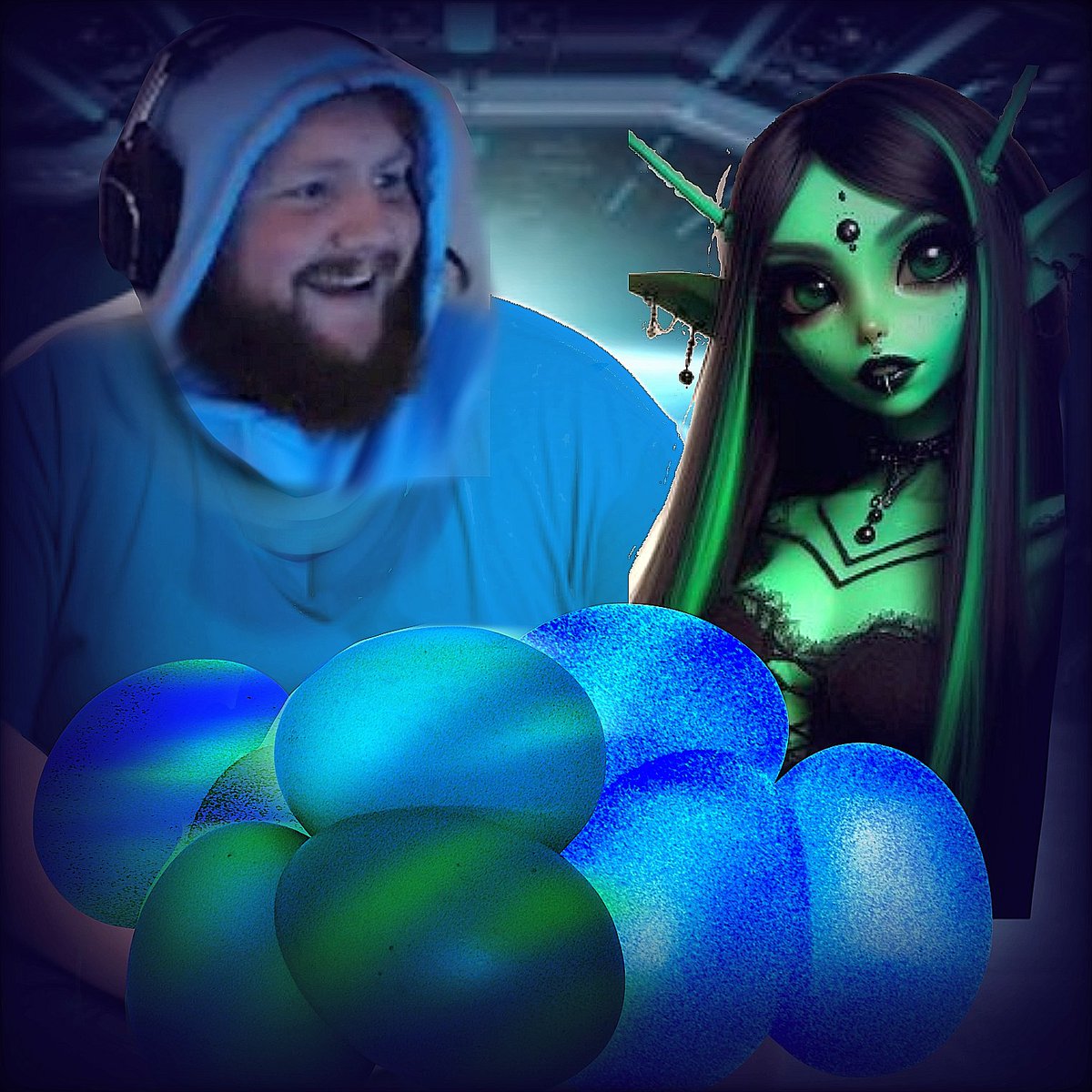 Alienbootyx3's tweet photo. Happy to announce that me and caseoh are having alien children. There are 8 eggs in total. https://t.co/BKWsCBzKNn