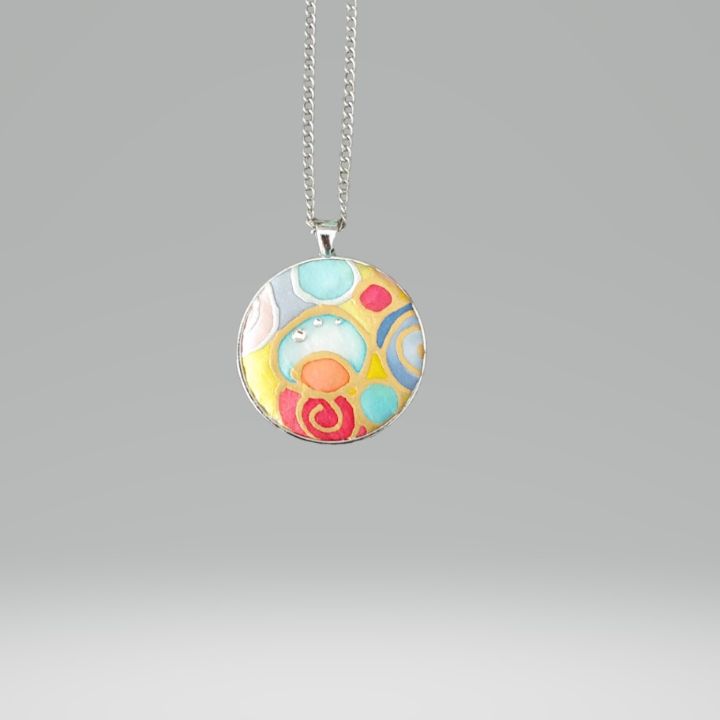 DemyKaralis's tweet photo. Art of the Day: "Large abstract Silk Necklace". Buy at: https://t.co/33NXBKUydH https://t.co/pwwW42NlMR