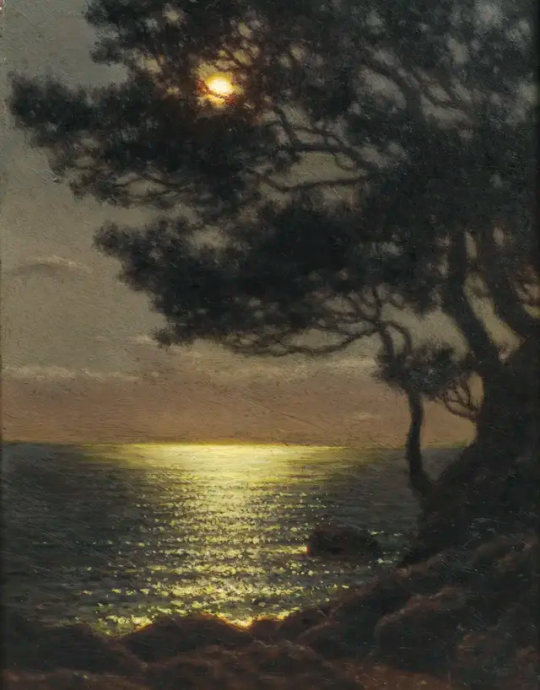 Coast in Moonlight, Ivan Fedorovich Choultsé, London, 1927.