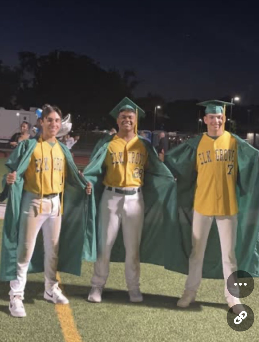 Congrats to our seniors on a big W yesterday.  All three of them played a huge role in the win and made it back just in time to graduate with their class!!