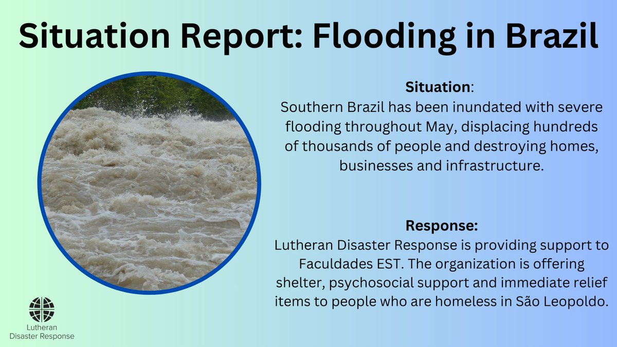Lutheran Disaster Response tweet media
