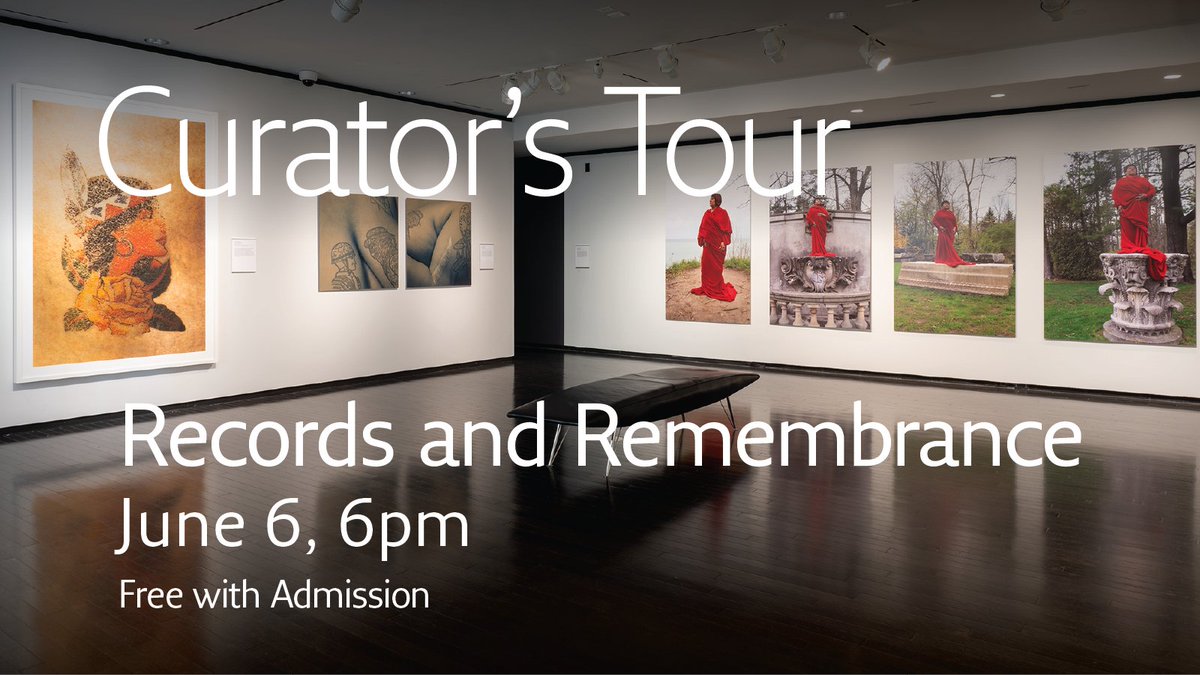 Jun. 6, 6pm: Curator’s Tour of ‘Records and Remembrance’ led by Danielle Siemens: bit.ly/3URlCAf

This exhibition is presented by the @CapitalPower Indigenous Art Fund.

#NIHM2024 #YourAGA #YegDT #YegArt