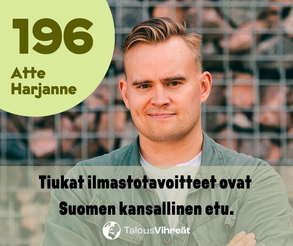 Mikä onkaan Suomen kansallinen etu? 
"Tiukat ilmastotavoitteet on Suomen kansallinen etu."
196 @AtteHarjanne  talousvihreat.fi/196-atteharjan…