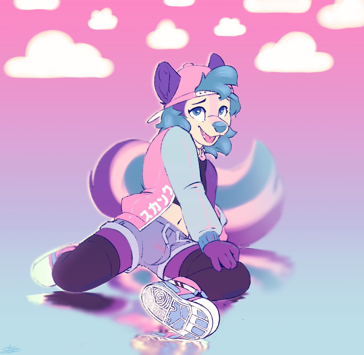 snowsotigee's tweet photo. vaporwavey piece done for https://t.co/vlKrYV3evO
yunno the thing where you trip in the vaporwave dimension, very common uwu https://t.co/OYey68kZec