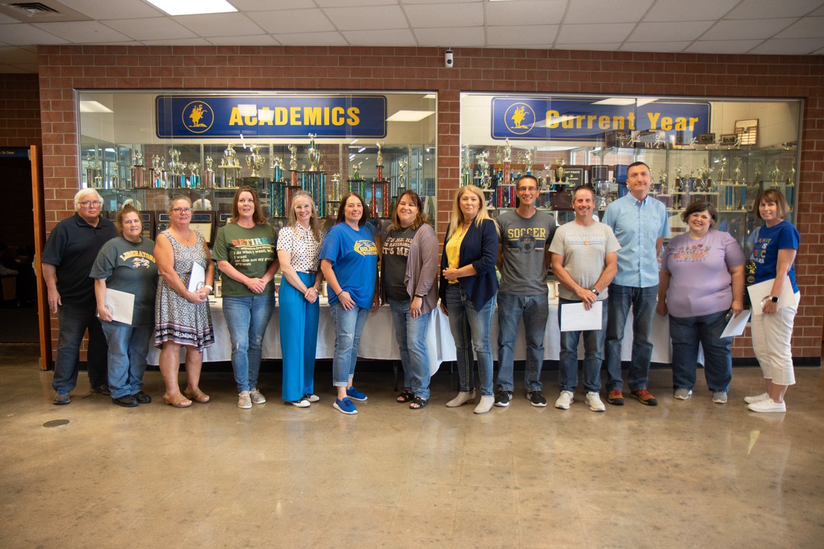 Our 2024 Retirees! What a special group of people who have touched countless lives during their more than 250 combined years at Bolivar Schools! Thank you for all that you have done for our students! #GoLiberators #BeTheLight