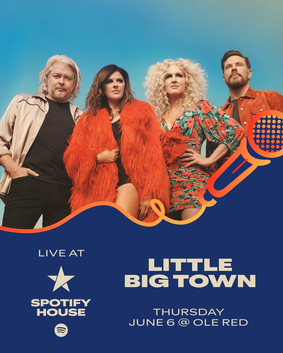 We can’t wait for #CMAFest in a couple weeks. See you at #SpotifyHouse June 6!
