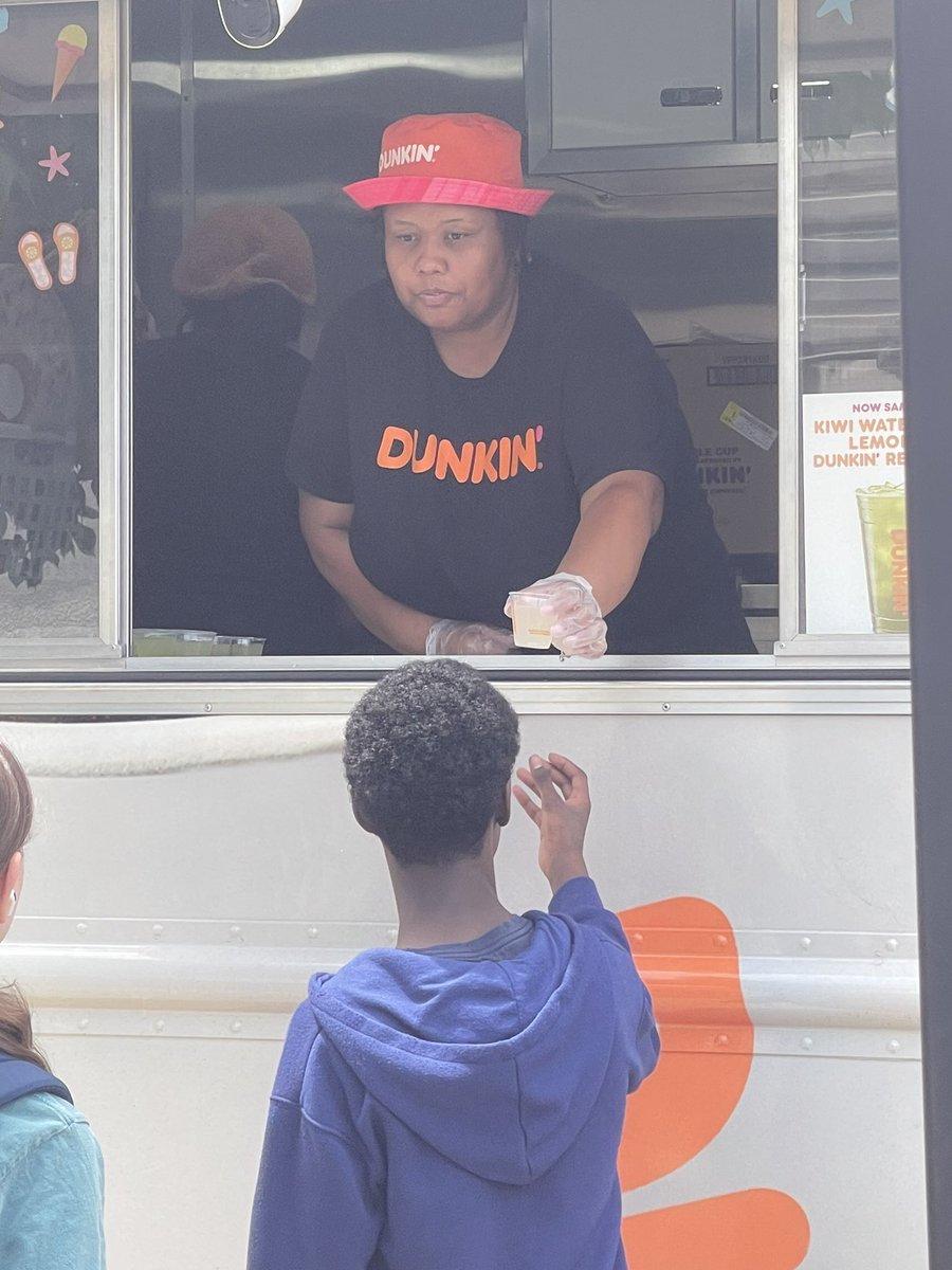 Our friends from <a href="/dunkindonuts/">Dunkin'</a> pulled up and helped us celebrate 🎉- testing, Senior good byes, and a smooth countdown to summer ☀️