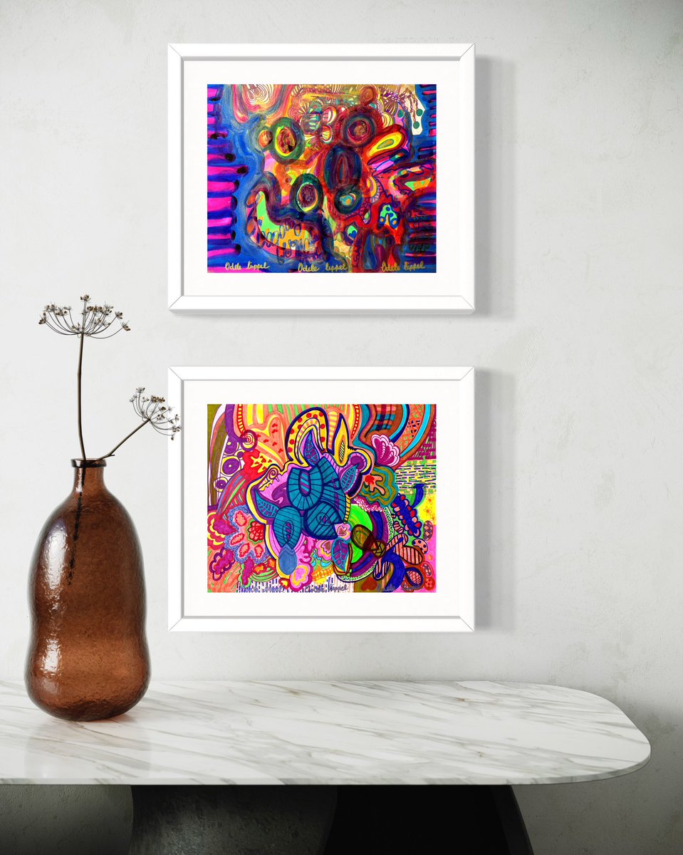 PhotoAbstract2's tweet image. Some of my recent artwork, mixed media on paper. 14”x 17”
#art #artist #artsy #artlovers #artlife #artstudio