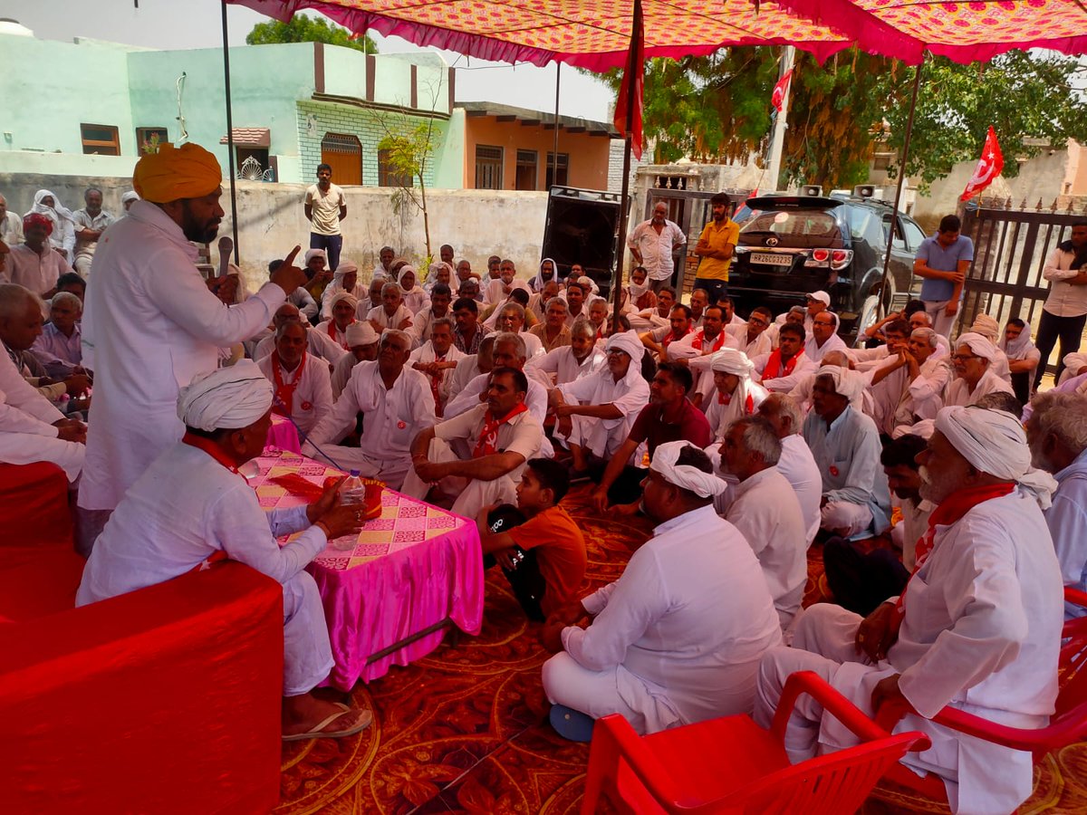 cpim_haryana's tweet photo. इन्डिया गठबंधन के उम्मीदवार राव दानसिंह के पक्ष में  तोशाम  हल्के के विभिन्न गांवों का दौरा https://t.co/zdYC6WAmtW