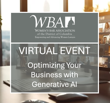 Curious about AI in the legal field? On 05/30, 1 PM, expert, Melissa Heidrick of mmData will lead an insightful panel discussion about how AI can revolutionize various functions at your firm. Be part of the conversation! Register: wbadc.member365.com/public/event/d… #LawTech #Innovation