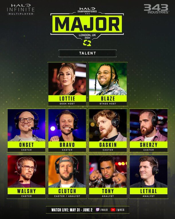 I have a ticket as a spectator for #hcs London, if anyone is interested, write to me in DM

#halo #haloinfinite