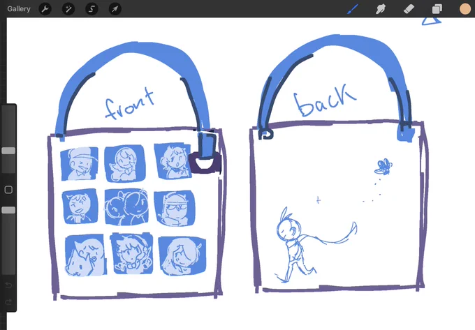 ⭐ INTEREST CHECK⭐ 

Im designing my first tote bag, would anyone be interested in a P3 one? 